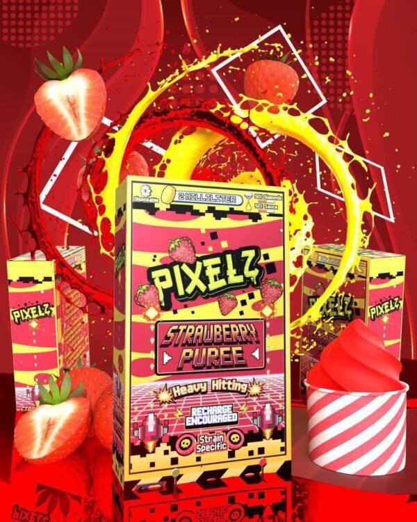 Pixelz strawberry puree