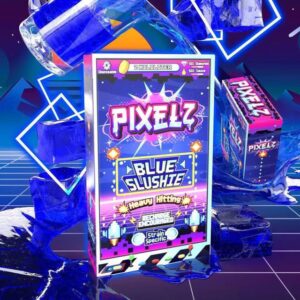 pixelz blue slushie